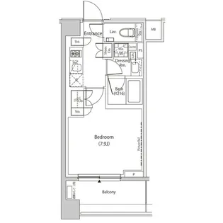 ザ・パークハビオ目黒プレイス【3階】の間取り