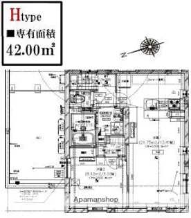 レピュア目黒本町レジデンス【4階】の間取り