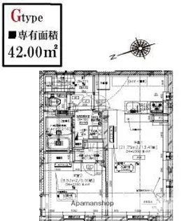 レピュア目黒本町レジデンス【3階】の間取り