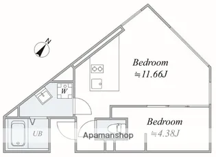 TRIAS118【4階】の間取り