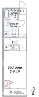 アノンテラス目黒A棟【2階】の間取り