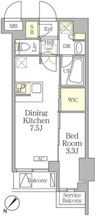アジールコート池尻大橋【4階】の間取り