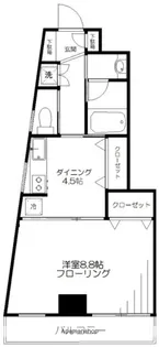 T.Kパレス梅屋敷【7階】の間取り