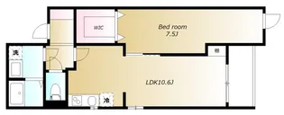クレストール下馬【202号室号室】の間取り