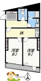 BURTON【402号室】の間取り