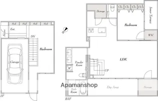 ユーレジデンス東雪谷【1階】の間取り