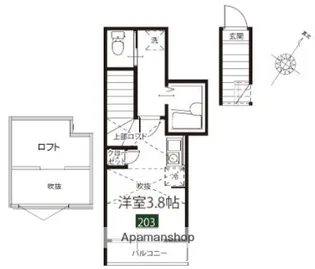 MELDIA大森【2階】の間取り