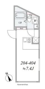 TRIAS520【404号室】の間取り