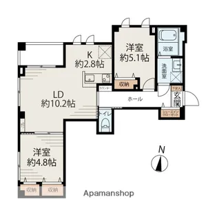 MERIA RESIDENS【2階】の間取り