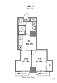 正栄プラザビル【4階】の間取り