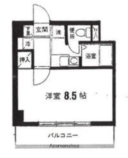 リバーフロント南大井【4階】の間取り