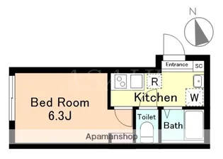 CHUM 358【2階】の間取り