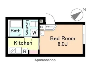 CHUM 358【3階】の間取り
