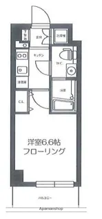 マニパレス羽田【405号室】の間取り