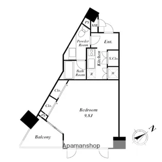 KDXレジデンス品川シーサイド【6階】の間取り