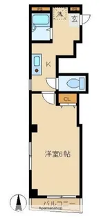 パレットハウス【4階】の間取り