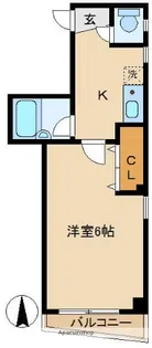 パレットハウス【4階】の間取り