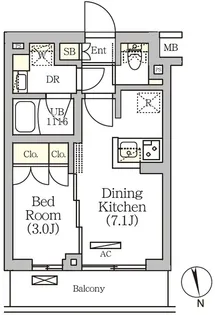 ARKMARK南品川【1階】の間取り