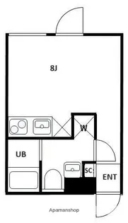 MUVA天王洲アイル【2階】の間取り