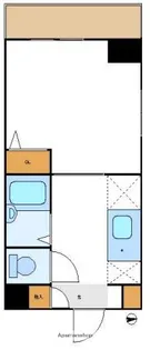 エムズ大井南【4階】の間取り