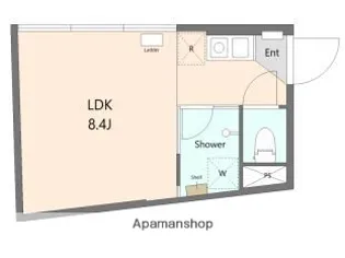 エストラルゴ西小山Ⅱ【301号室】の間取り