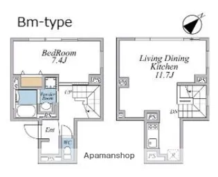 LEGALAND武蔵小山ANNEX【4階】の間取り
