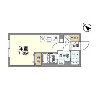 ウェルスクエア武蔵小山Ⅱ【1階】の間取り