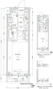 AXAS南蒲田アジールコート【3階】の間取り