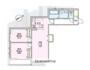 COZY南馬込【1階】の間取り