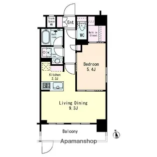 フレンシア蒲田【3階】の間取り
