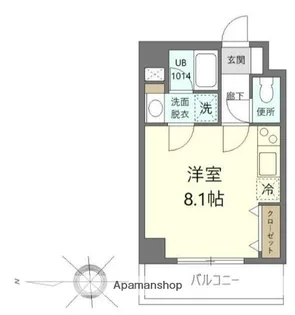 ジョイヴィレッジ御殿山【4階】の間取り