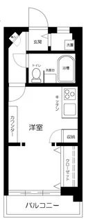 東京都目黒区大岡山1丁目【マンション】の間取り