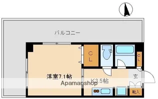 ザ・サンソフィア【206号室】の間取り