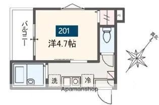 MELDIA下丸子【2階】の間取り