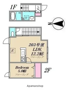 コルティーレ・ナノカ【2階】の間取り