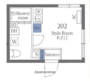 クリプトシーン大森【2階】の間取り