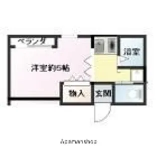 グロリアハイツ【302号室】の間取り