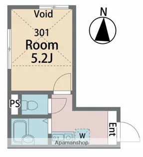 NICO【301号室】の間取り