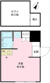 キャッスル青木【101号室号室】の間取り