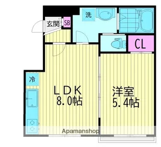 ユーズジャルダンⅡ【1階】の間取り