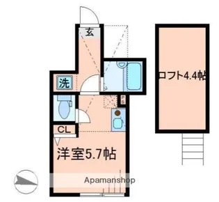 バーミープレイス蒲田Ⅲ【1階】の間取り