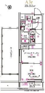 レガリス武蔵小山【3階】の間取り