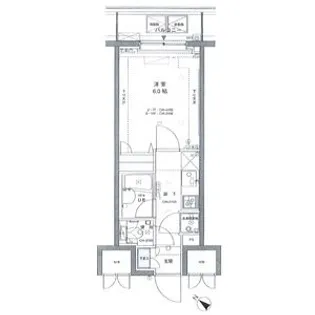 東京蒲田SQUARE TOWER【3階】の間取り