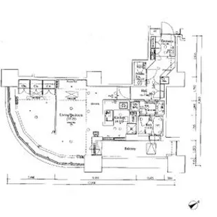 東京ツインパークス ライトウィング【9階】の間取り