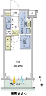 アジールコート品川中延【2階】の間取り