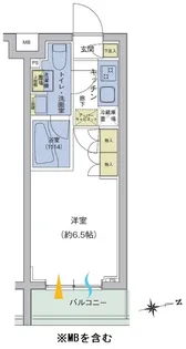アジールコート品川中延【2階】の間取り