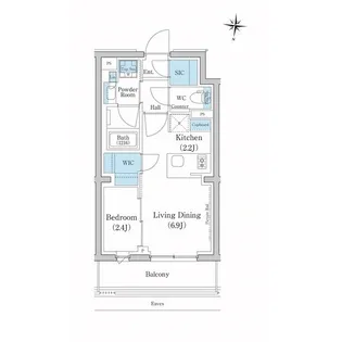 スタイリオ池上SOUTH【2階】の間取り