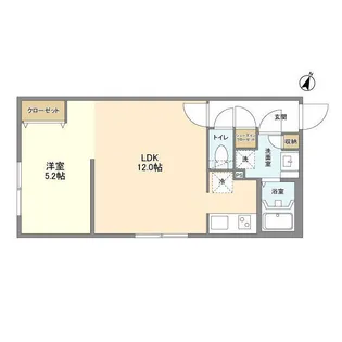 ブランシェ学芸大学【4階】の間取り