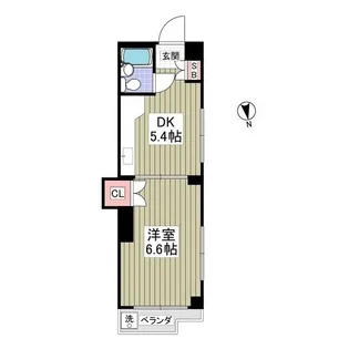 ドウェルゆづ【2階】の間取り