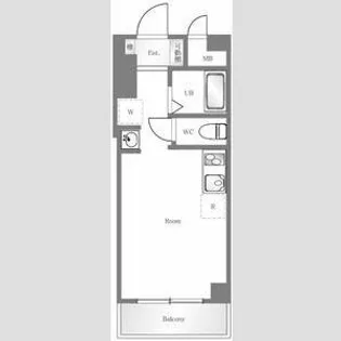 フラッツ大橋【4階】の間取り